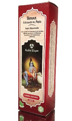 Henna pasta caoba oscuro