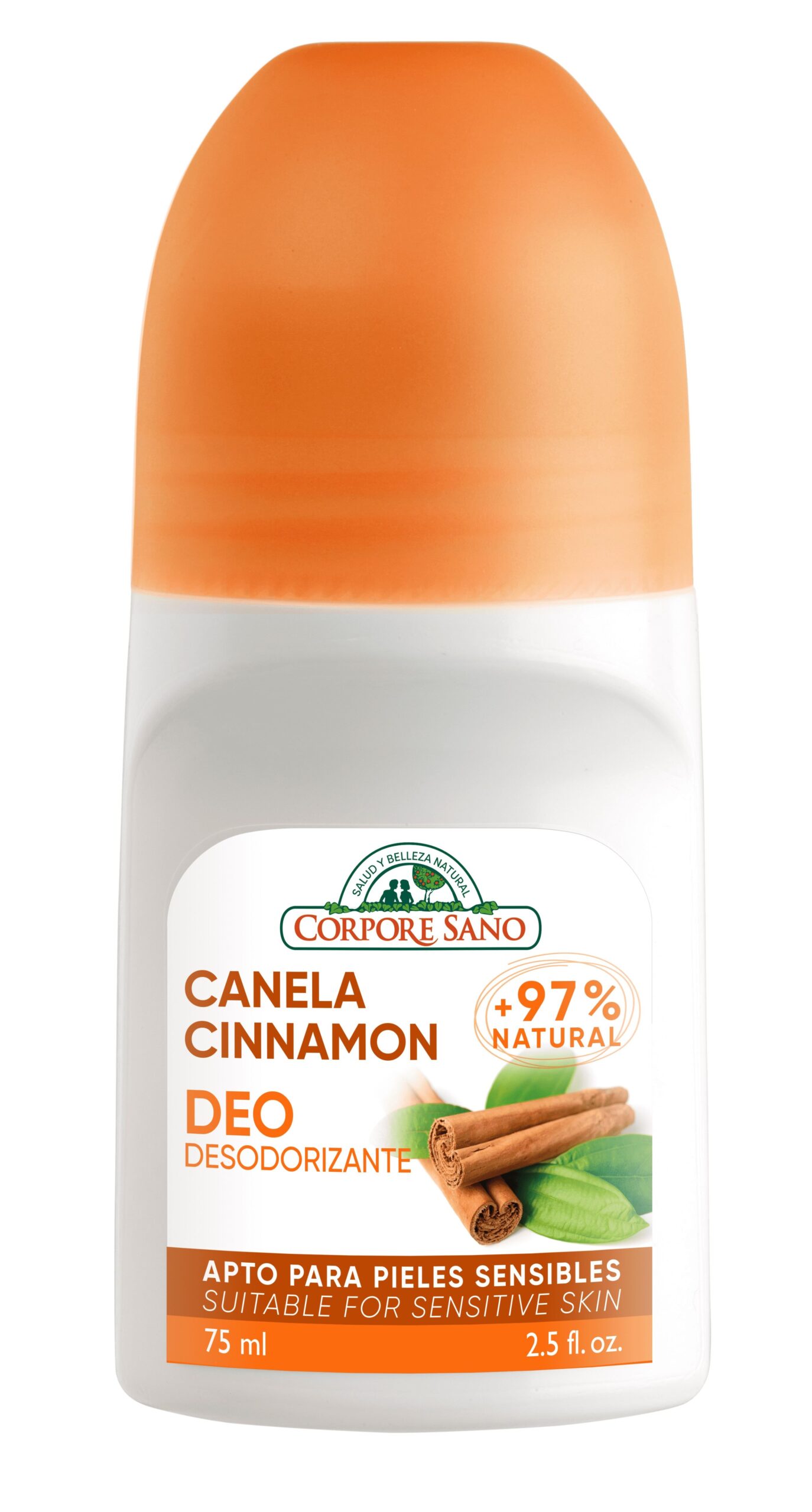 Desodorante roll-on canela Bio 75 ml