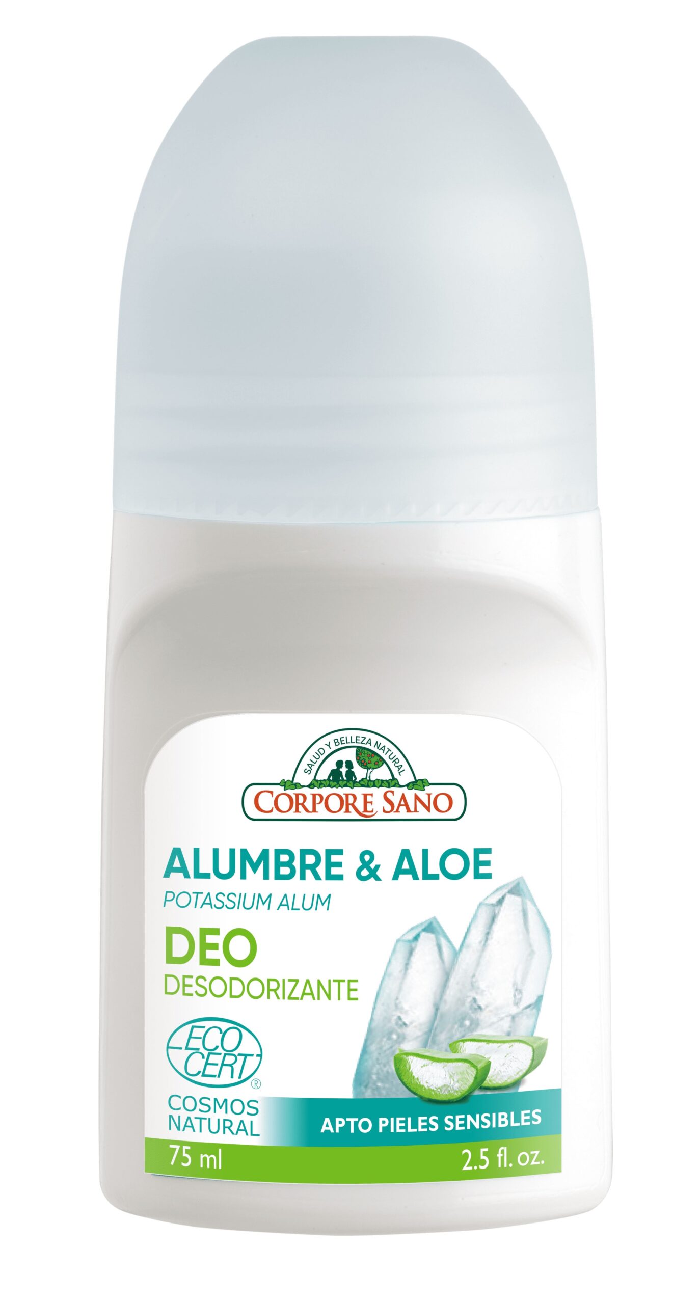 Desodorante roll-on alumbre & aloe 75 ml